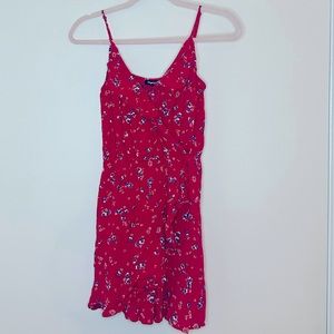 Express spaghetti strap crossover flowy skater summer dress mini.  Size Medium.